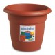 Vaso plastica color terracotta dal 16 al 65 di diametro