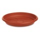 sottovaso plastica color terracotta nelle misure dal 14 al 52 di diametro