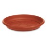 sottovaso plastica color terracotta nelle misure dal 14 al 52 di diametro