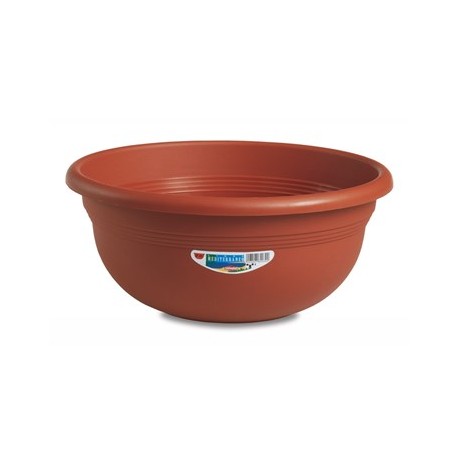 ciotola plastica color terracotta nelle misure dal 20 al 50