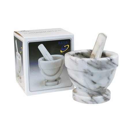 Mortaio con pestello marmo