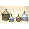 damigiana vetro con rivestimento in plastica