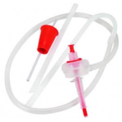 Travasatore con rubinetto automatico