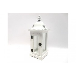 Lanterna bianca cuore 16x40
