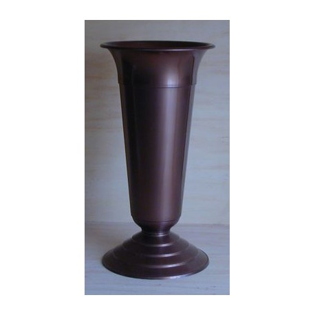 Vaso cimitero plastica ramato