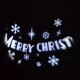 Proiettore Merry Xmas led bianco