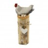 Totem gallina su nido