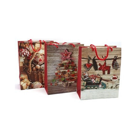 Borsa carta Natale