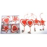 Set 4 pezzi soggetti legno