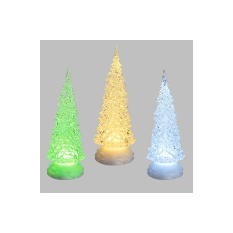 Albero ghiacciato con led